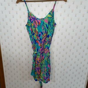 Lilly Pulitzer Jungle Leaf Tank‎ Romper